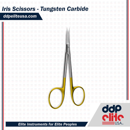 Iris Scissors - Tungsten Carbide - ddpeliteusa