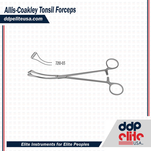 Allis-Coakley Tonsil Forceps - ddpeliteusa