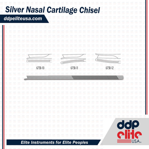 Silver Nasal Cartilage Chisel - ddpeliteusa