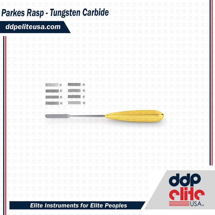 Parkes Rasp - Tungsten Carbide - ddpeliteusa