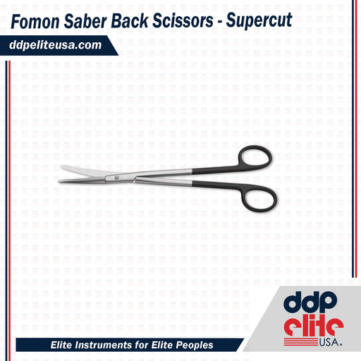 Fomon Saber Back Scissors - Supercut - ddpeliteusa