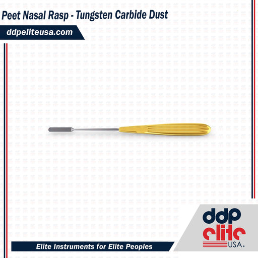 Peet Nasal Rasp - Tungsten Carbide Dust - ddpeliteusa