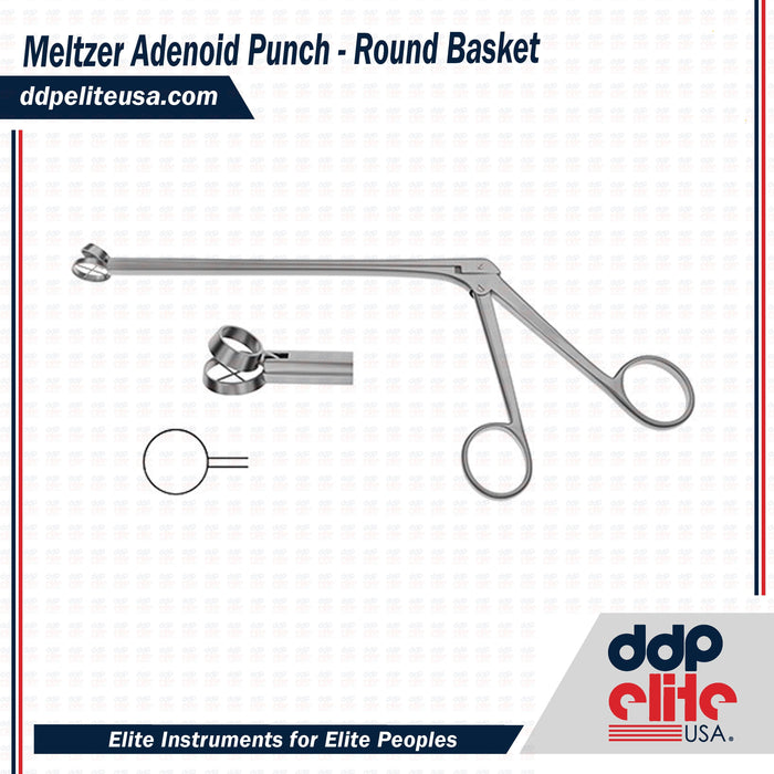 Meltzer Adenoid Punch - Round Basket - ddpeliteusa