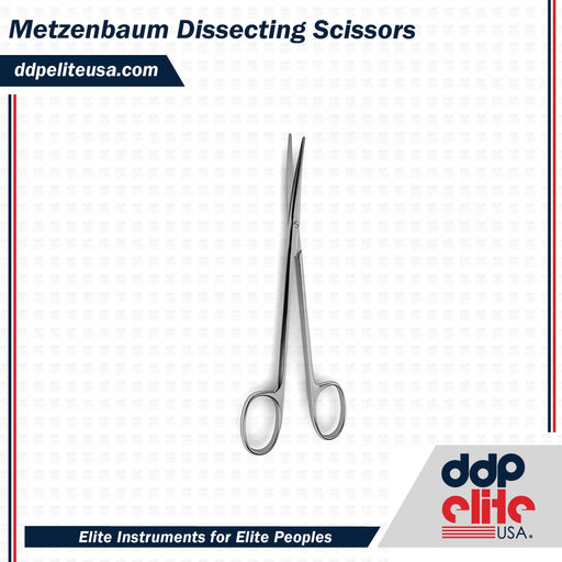 Metzenbaum Dissecting Scissors - Slim Pattern - ddpeliteusa