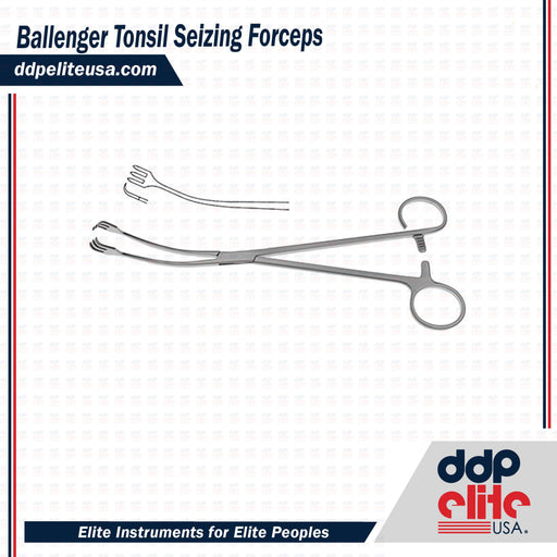 Ballenger Tonsil Seizing Forceps - ddpeliteusa
