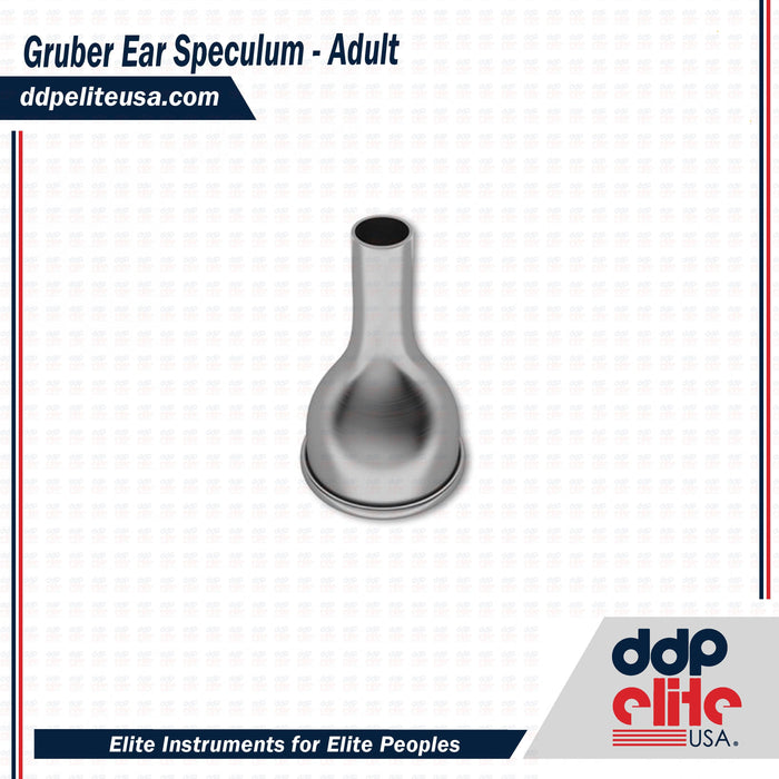 Gruber Ear Speculum - Adult - ddpeliteusa