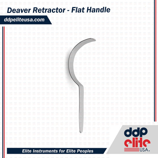 Deaver Retractor - Flat Handle - ddpeliteusa