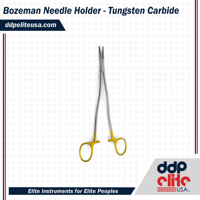 Bozeman Needle Holder - Tungsten Carbide - ddpeliteusa