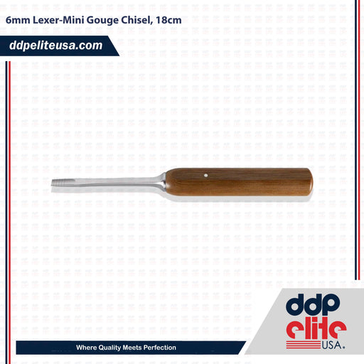 6mm Lexer-Mini Gouge Chisel, 18cm - ddpeliteusa