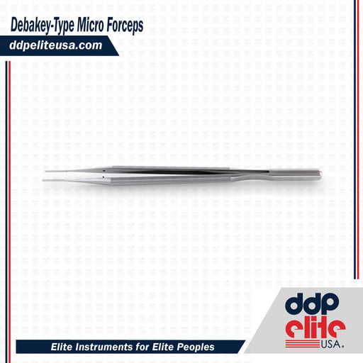 Debakey-Type Micro Forceps - ddpeliteusa