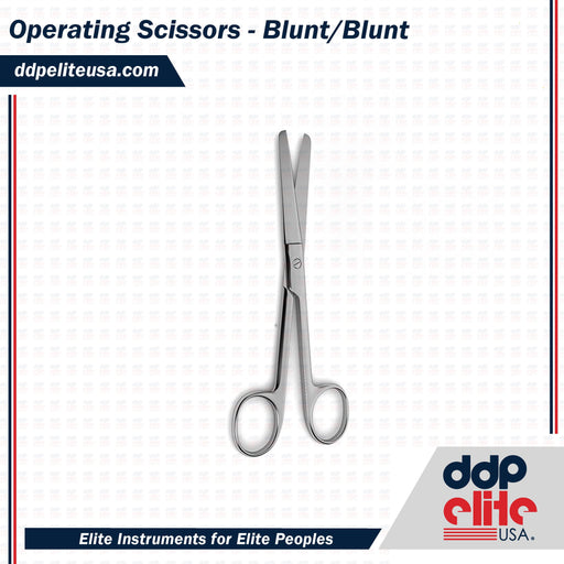 Operating Scissors - Blunt/Blunt - ddpeliteusa