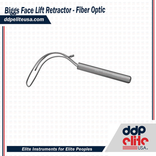 Biggs Face Lift Retractor - Fiber Optic - ddpeliteusa