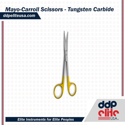 Mayo-Carroll Scissors - Tungsten Carbide - ddpeliteusa