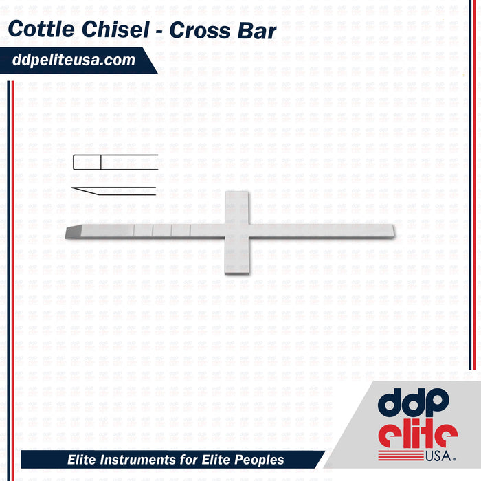 Cottle Chisel - Cross Bar - ddpeliteusa