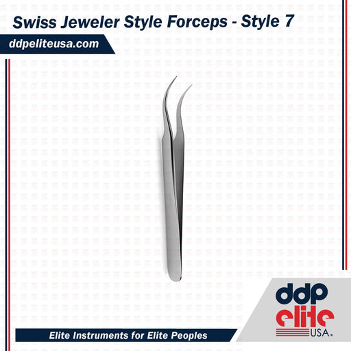 Swiss Jeweler Style Forceps - Style 7 - ddpeliteusa