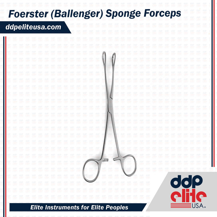 Foerster (Ballenger) Sponge Forceps - ddpeliteusa