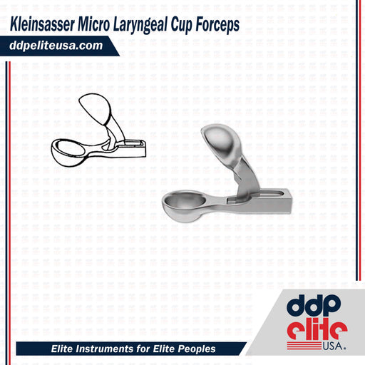 Kleinsasser Micro Laryngeal Cup Forceps - ddpeliteusa
