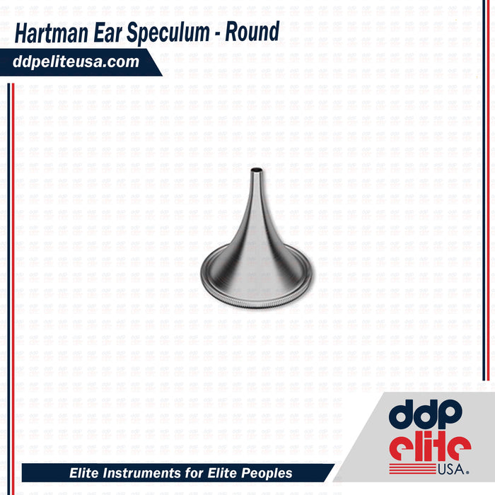 Hartman Ear Speculum - Round - ddpeliteusa