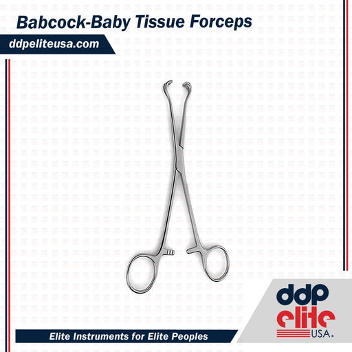 Babcock-Baby Tissue Forceps - ddpeliteusa