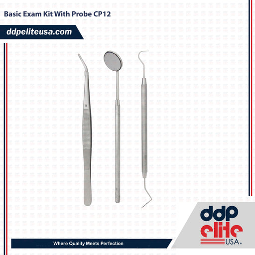 Basic Dental Exam Kit With Probe CP12 - ddpeliteusa