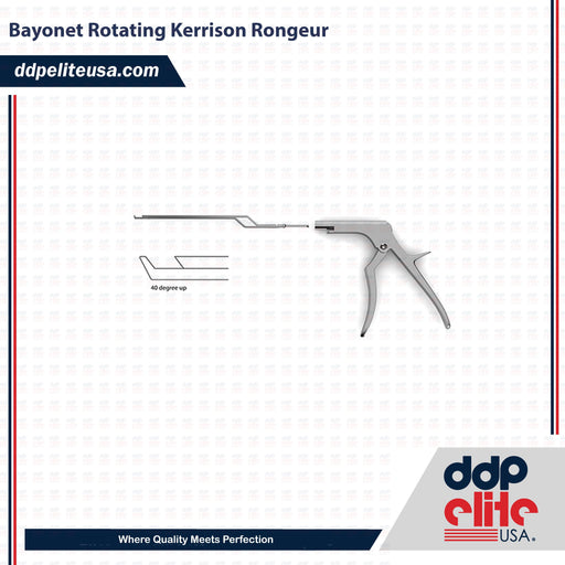 Bayonet Rotating Kerrison Rongeur - ddpeliteusa