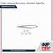 CV Elite - Castroviejo Micro Scissors - Flat Handle - Angled Tips - ddpeliteusa