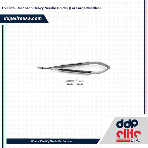 CV Elite - Jacobson Heavy Needle Holder (For Large Needles) - ddpeliteusa