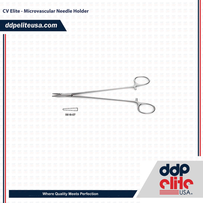 CV Elite - Microvascular Needle Holder - ddpeliteusa