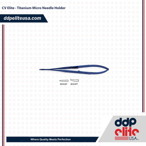 CV Elite - Titanium Micro Needle Holder - ddpeliteusa