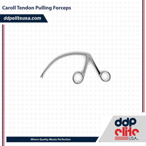 Caroll Tendon Pulling Forceps - ddpeliteusa