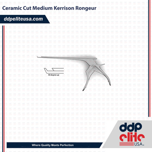 Ceramic Cut Medium Kerrison Rongeur - ddpeliteusa