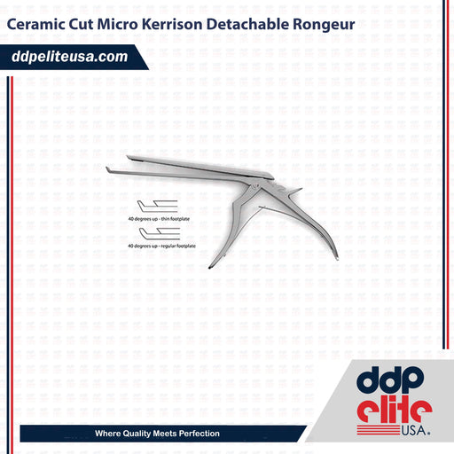 Ceramic Cut Micro Kerrison Detachable Rongeur - ddpeliteusa