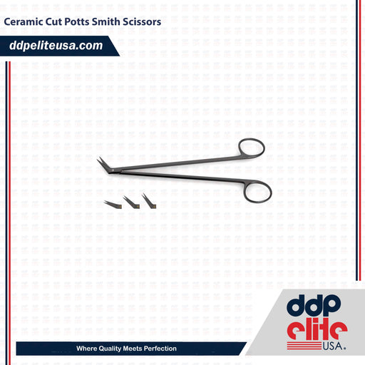 Ceramic Cut Potts Smith Scissors - ddpeliteusa