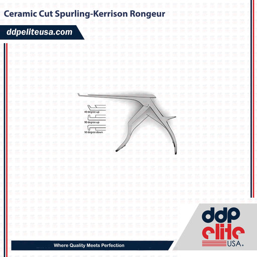 Ceramic Cut Spurling-Kerrison Rongeur - ddpeliteusa