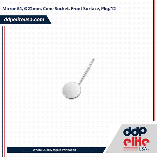 Cone Socket Mirror Front Surface Dental Instrument - ddpeliteusa