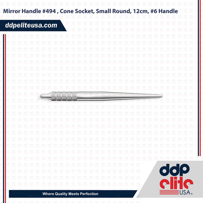 Cone Socket Mirror Handle Small Round 12cm - ddpeliteusa