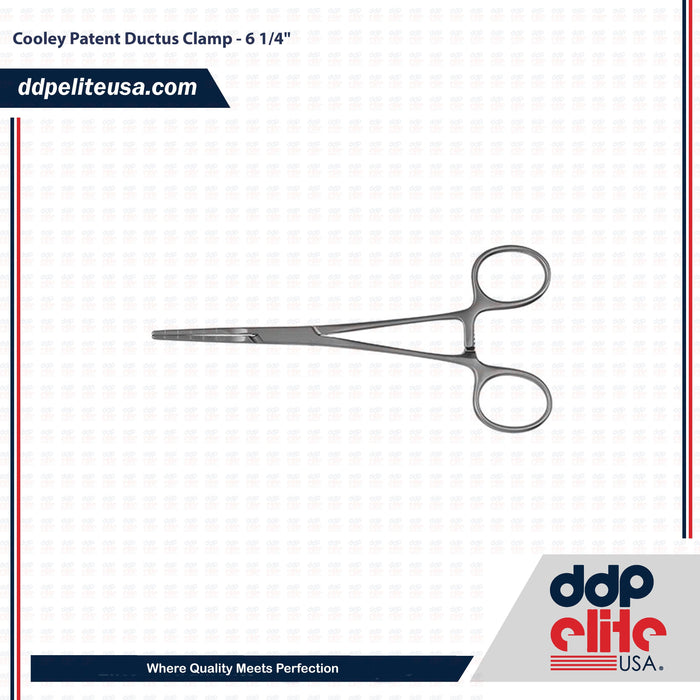 Cooley Patent Ductus Clamp - 8" - ddpeliteusa