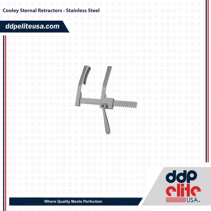 Cooley Sternal Retractors - Stainless Steel - ddpeliteusa