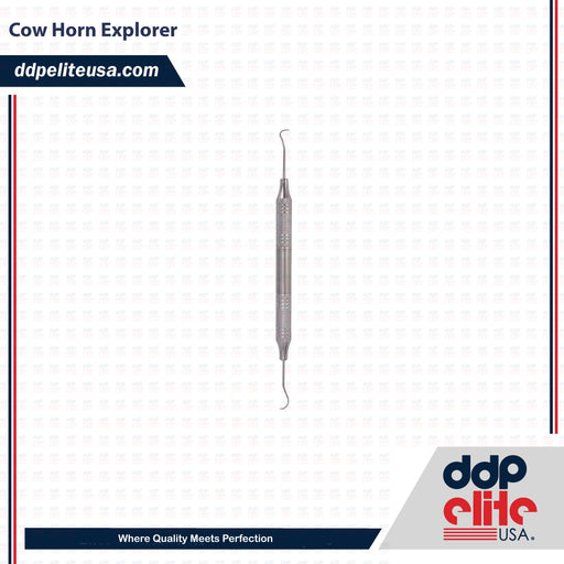 cow horn explorer dental instrument 