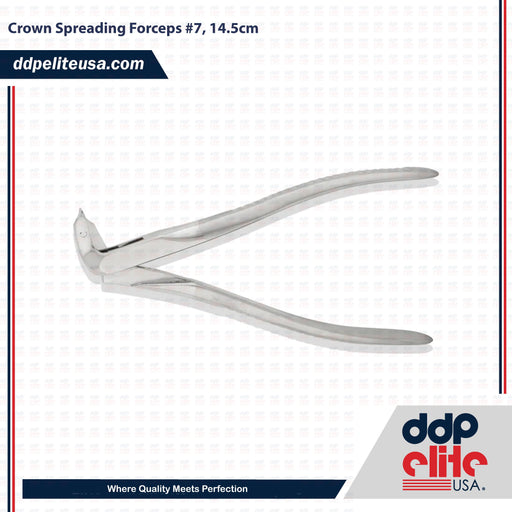 Crown Spreading Forceps #7, 14.5cm - ddpeliteusa