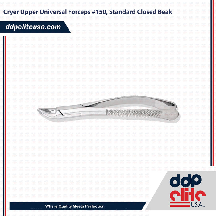 Cryer Upper Universal Forceps #150, Standard Closed Beak - ddpeliteusa