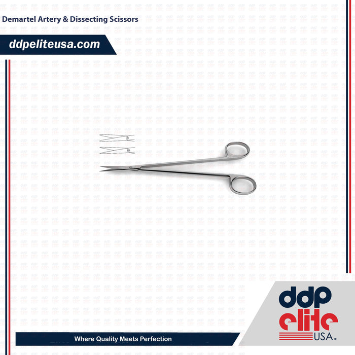 Demartel Artery & Dissecting Scissors - ddpeliteusa