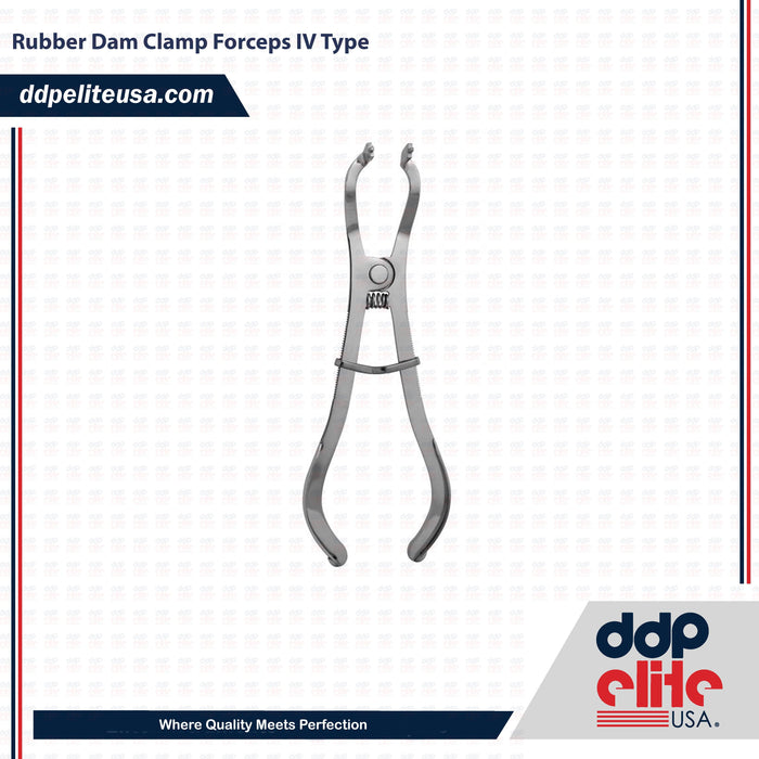 Dental Rubber Dam Clamp Forceps Instrument