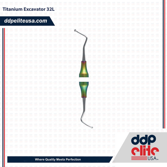 Dental Titanium Excavator 32L Endodontic Instrument - ddpeliteusa