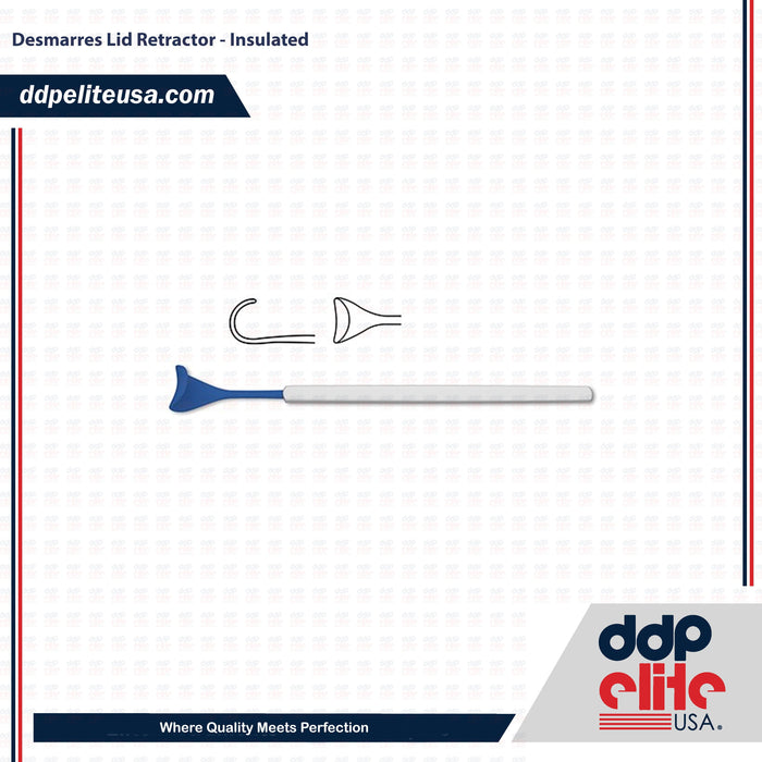 Desmarres Lid Retractor - Insulated - ddpeliteusa