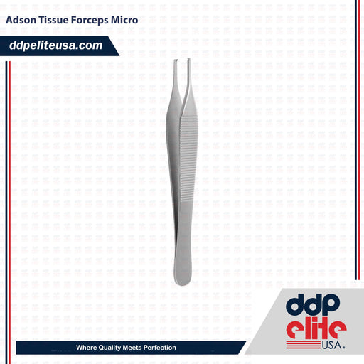 Diagnostic Adson Tissue Forceps Micro Instrument - DDP Elite USA - ddpeliteusa