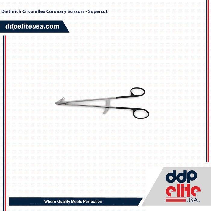Diethrich Circumflex Coronary Scissors - Supercut - ddpeliteusa