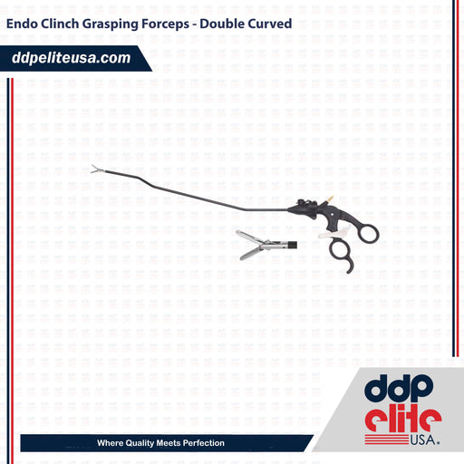 Endo Clinch Grasping Forceps - Double Curved - ddpeliteusa
