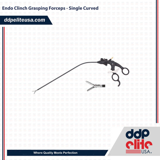 Endo Clinch Grasping Forceps - Single Curved - ddpeliteusa