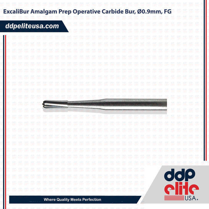 ExcaliBur Amalgam Prep Operative Carbide Bur, Ø0.9mm, FG - ddpeliteusa